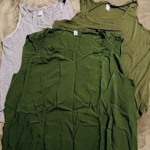 3 Old Navy Luxe Tanktop XL